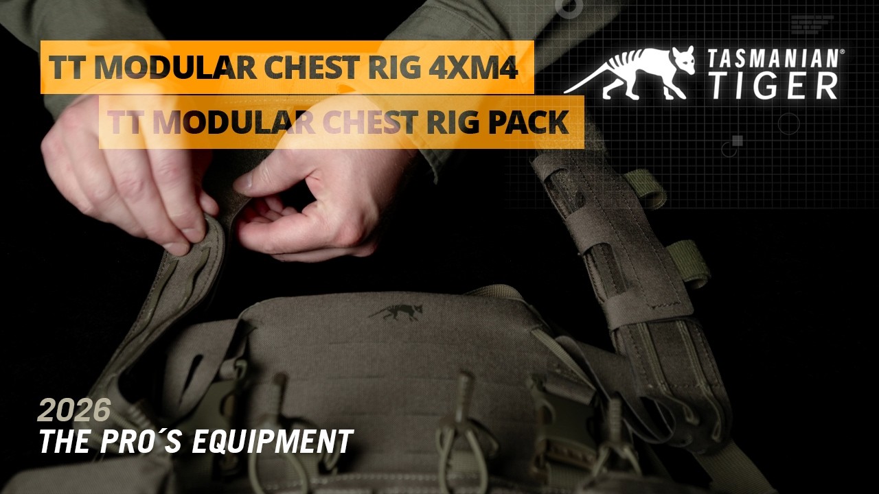 TT Modular Chest Rig 4xM4 & TT Chest Rig Pack [DE] | TASMANIAN TIGER ...