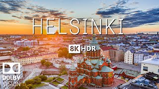 HELSINKI 8K Video HDR With Soft Piano Music - 60 FPS - 8K Nature Film
