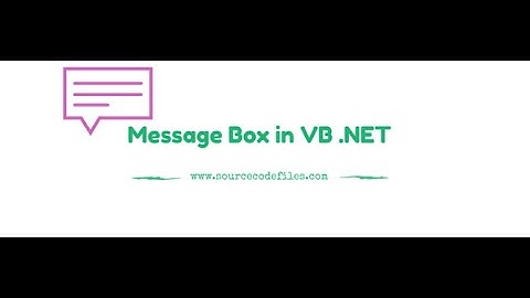 messagebox function in VB.NET .