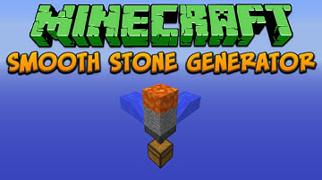 Minecraft: Automated Smooth Stone Generator Tutorial