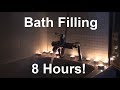 Bath filling  8 hours  for asmr  relaxation  sleep sounds