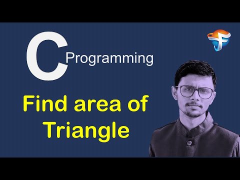 4.3 Find area of Triangle in C Programming (Bangla) | C Programming | Cyber School