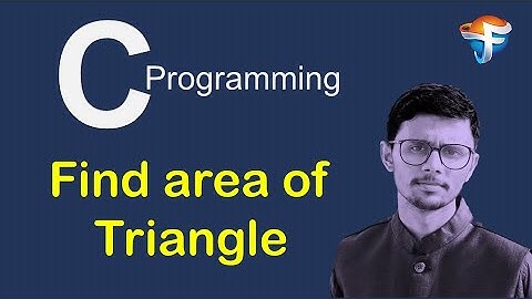 4.3 Find area of Triangle in C Programming (Bangla) | C Programming | Cyber School