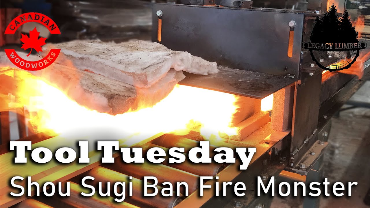 Вторник инструментов - Shou Sugi Ban Siding Fire Monster