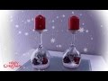 DIY - CANDELABRO NAVIDEÑO FÁCIL CON COPAS / RECICLANDO