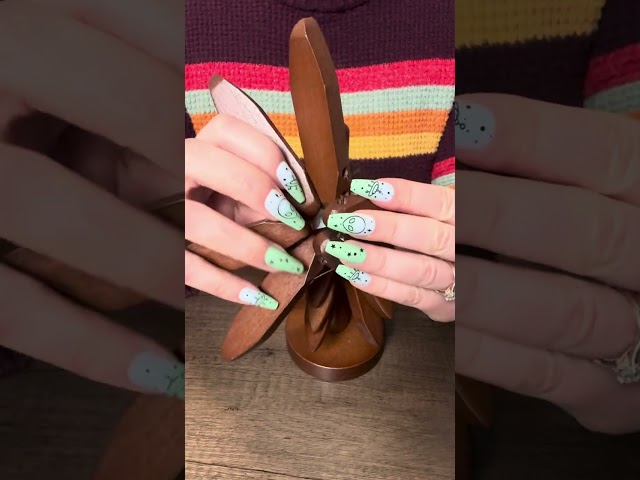Wood sounds ASMR | Tree made of stackable trivets | #fastasmr