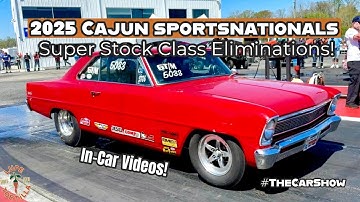 Super Stock 2025 Belle Rose Jegs SportsNationals NHRA Drag Racing Muscle Cars Wheelies Heads-up