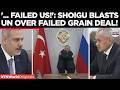 WATCH: Shoigu Accuses UN Chief Guterres of Failing Russia and Turkey on the Grain Initiative