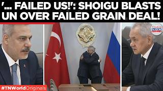 WATCH: Shoigu Accuses UN Chief Guterres of Failing Russia and Turkey on the Grain Initiative