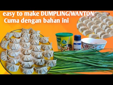 CARA BUAT DUMPLING (KAU JIE)MAKANAN KHAS HONGKONG MUDAH DAN SIMPLE
