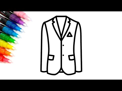 Video: How To Draw A Suit
