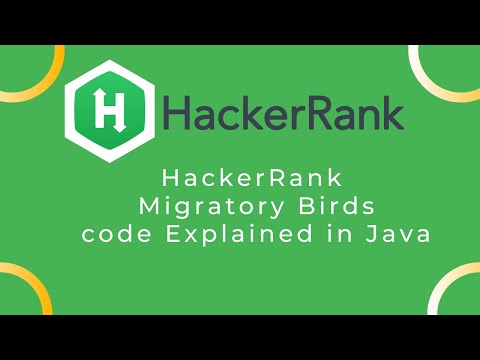 Hackerrank  Migratory Birds problem Solution Explained in java