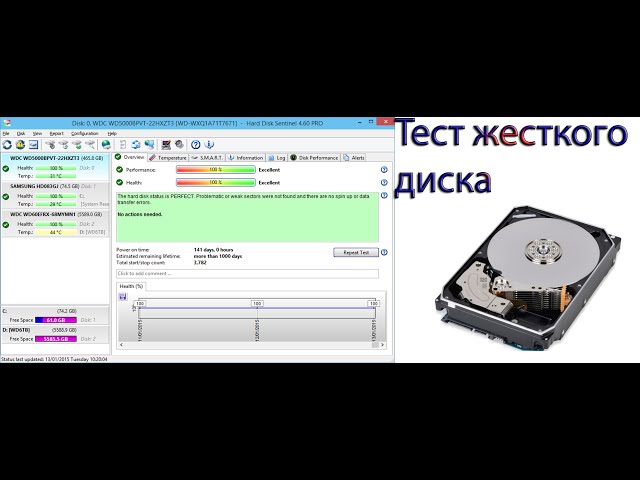 Начало анализа жёсткого диска