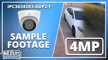 Sample Footage: UNV 4MP Prime I IP Turret Camera, 4x Motorized Zoom Lens (IPC3634SR3-ADPZ-F)