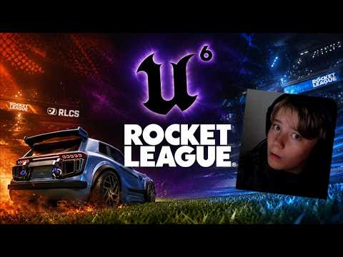 *MY LIVE REACTION* to UE6 Announcement In Rocket League!