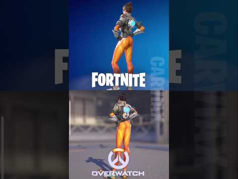 Skins de Overwatch VS Skins de Fortnite! #fortnite #short #shorts #gaming #games #overwatch2 #fyp