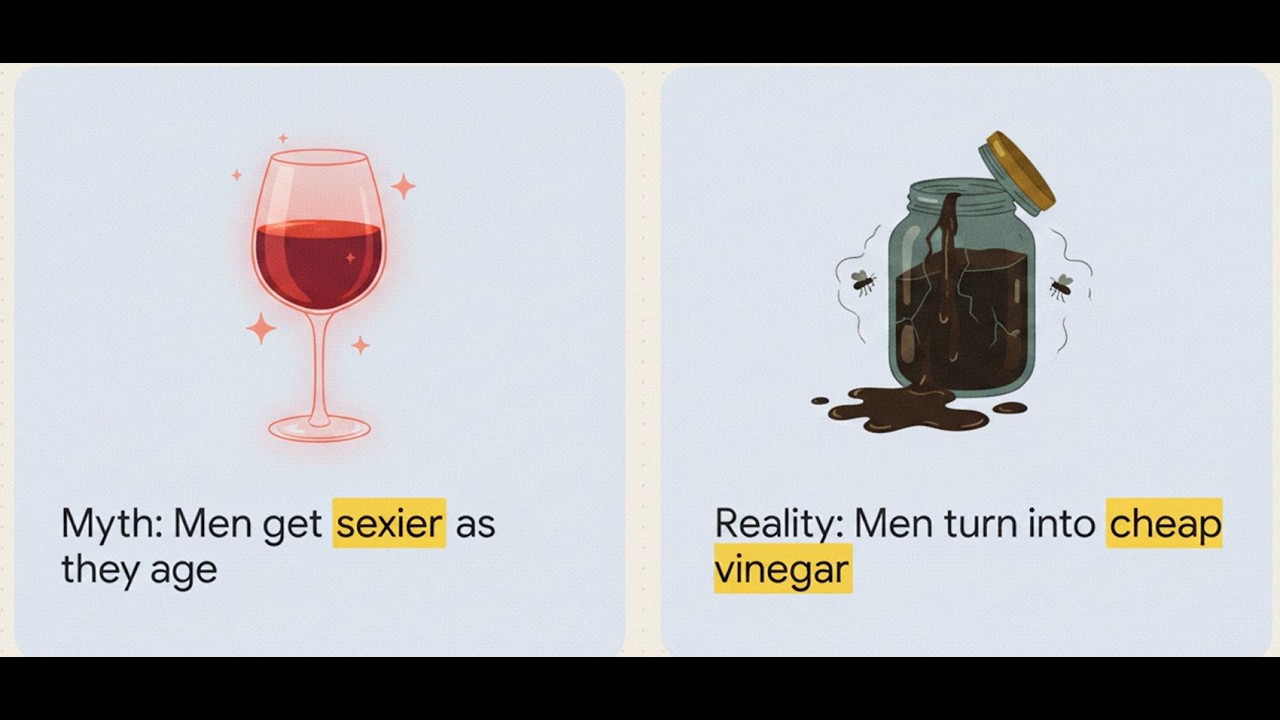 Men Don't Age Like Fine Wine (They Turn Into Vinegar) - YouTube