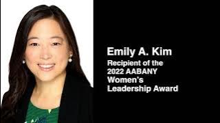 Emily Kim Honoree Annual Dinner 2022