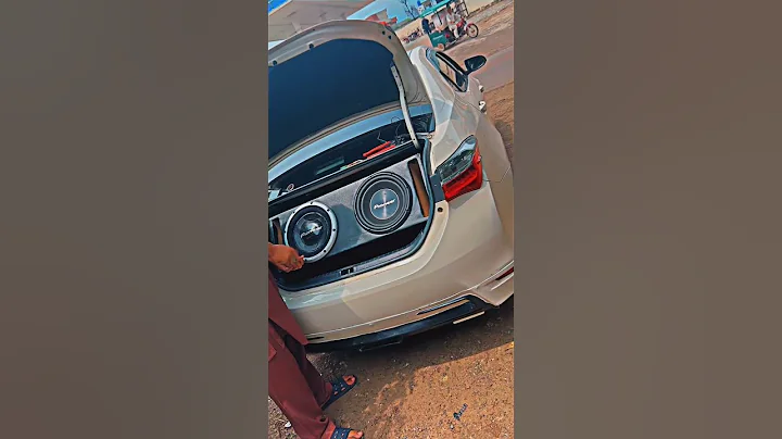 Double woofer sound system | Corolla | ahmad shah