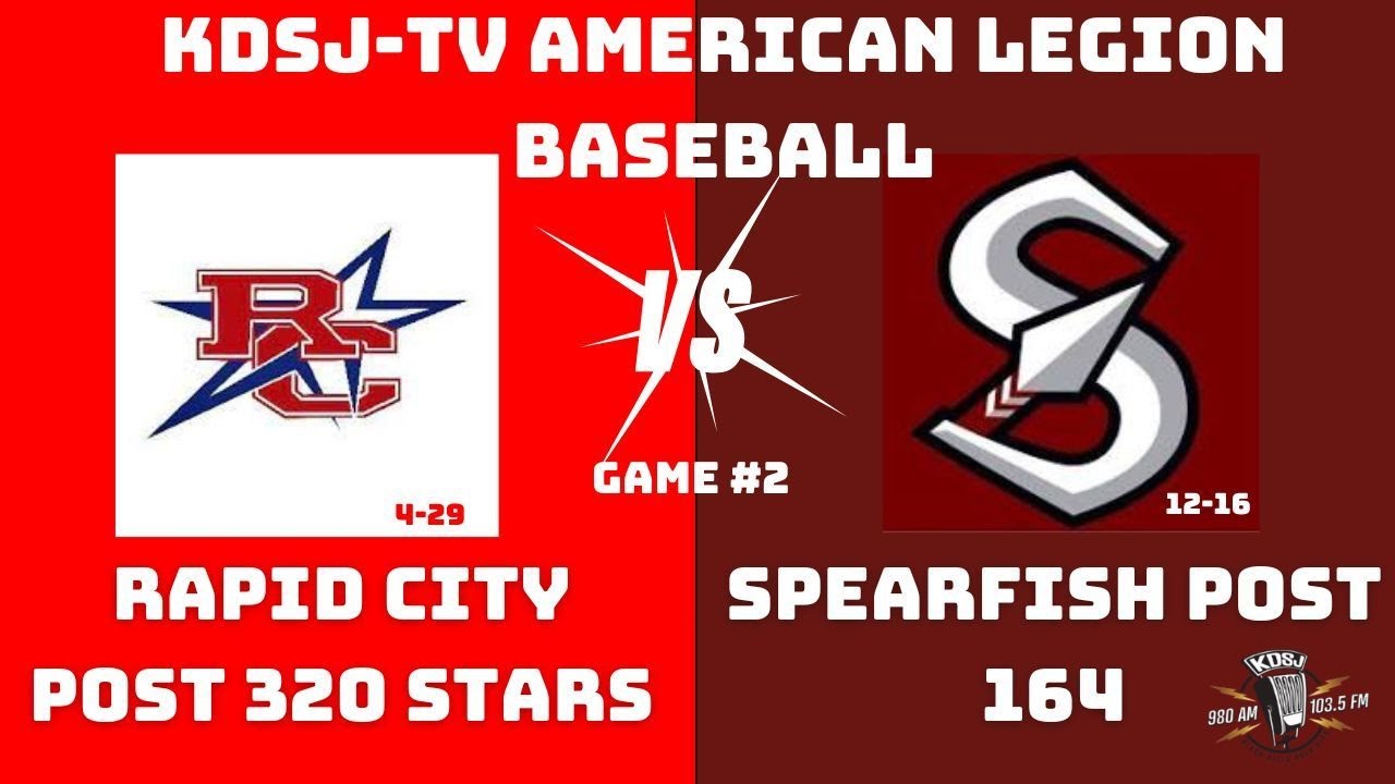 (Game 2/2) Spearfish Post 164 @ Rapid City Post 320 Stars - YouTube