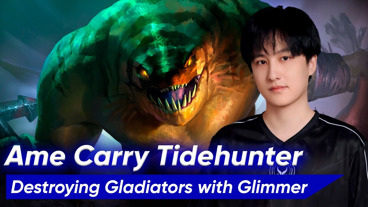 Ame’s Tidehunter Carry DEMOLISHES Gaimin Gladiators! 🔥 | Dota 2 Gameplay