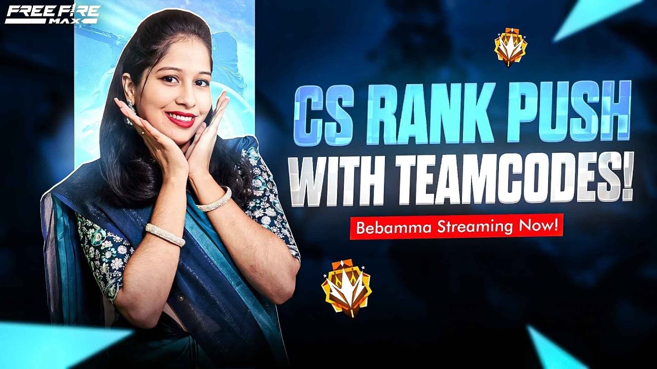 CS RANK PUSHING - HTG BEBAMMA IS LIVE | Free fire live telugu | GIRL ...