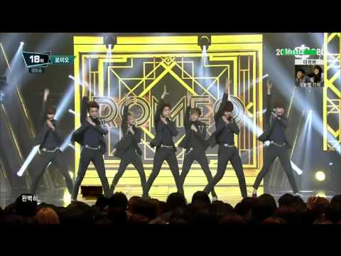 150521 ROMEO (로미오) - LOVESICK (예쁘니까) @ M! Countdown