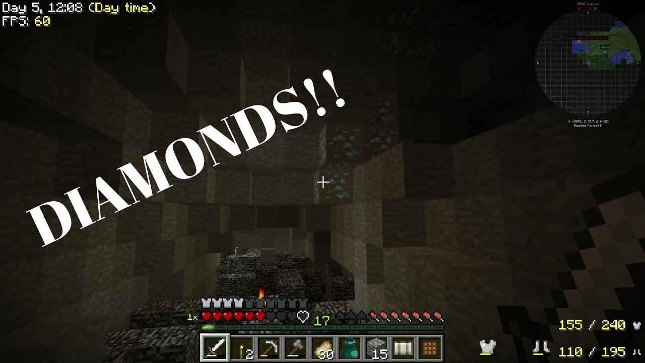 I Found Diamonds!! Minecraft R.A.D Ep 2 - YouTube