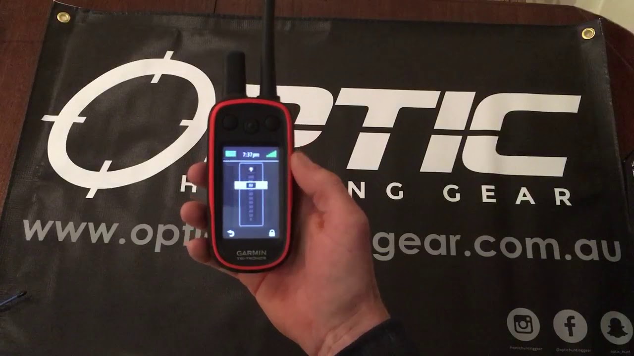 How to Lock Your Screen On Garmin Alpha 100 Australian Frequency