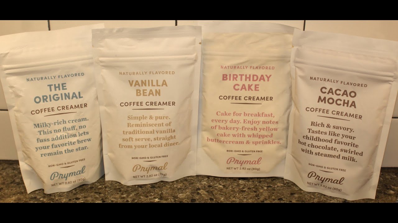 Prymal Coffee Creamer The Original, Vanilla Bean, Birthday Cake