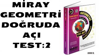 Mi̇ray Tyt- Ayt Geometri̇ Soru Bankasi Çözümleri̇ Doğruda Açi 2