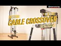 Single cable crossover bm5001 bodymaster best home cable workout