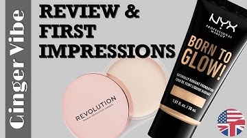 NYX born to glow Foundation + Revolution Conceal and Fix Pore Perfecting Primer **Review**