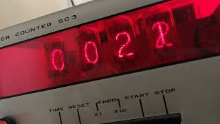 Advance instruments SC3 timer counter Nixie tubes test repair teardown