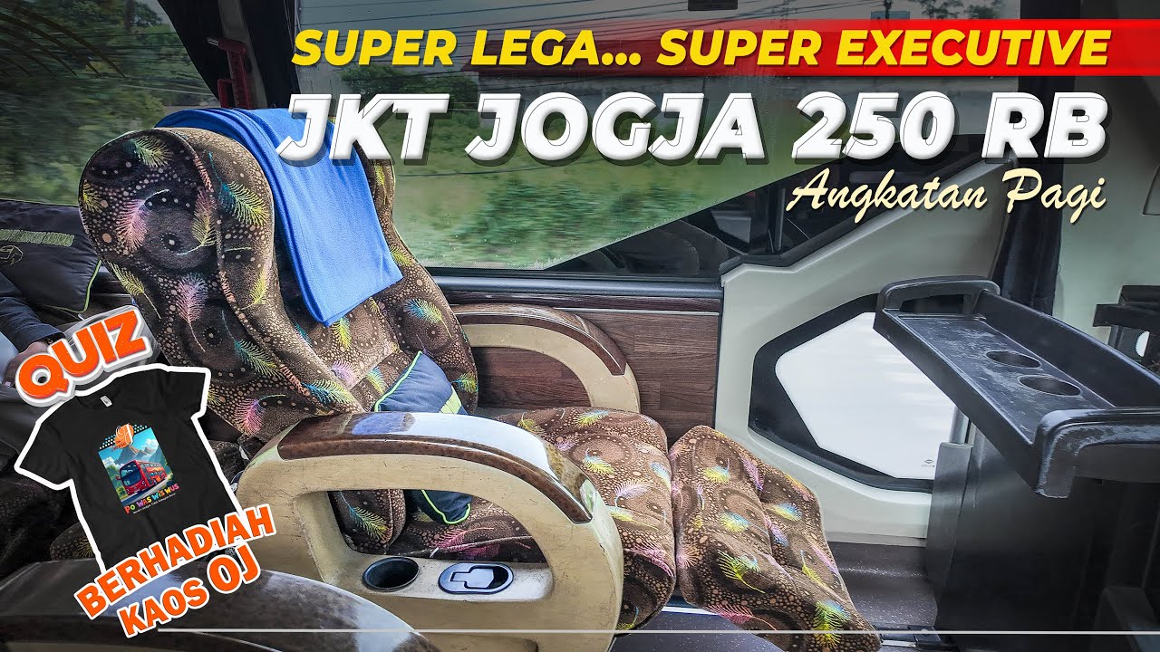 𝗞𝗨𝗥𝗦𝗜𝗡𝗬𝗔 𝗟𝗘𝗚𝗔𝗔𝗔 𝗕𝗔𝗡𝗚𝗘𝗧 & 𝗠𝗨𝗥𝗔𝗛 𝗣𝗨𝗟𝗔 | Bus Jakarta Jogja Super Executive | Bis Legend PO Handoyo