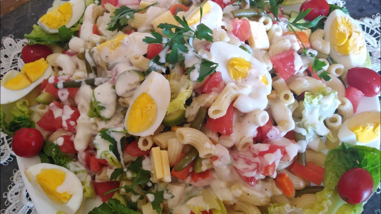 بغيتي وجبة للعشاء خفيفة ظريفة/سلطة بليبات والخضر لذيذة ومغدية/❤️