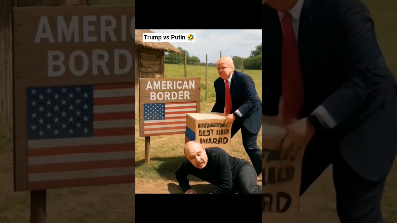 Trump STEALS Putin’s ‘Best Hair Award’ Box 🤯 Putin Falls! 🤣