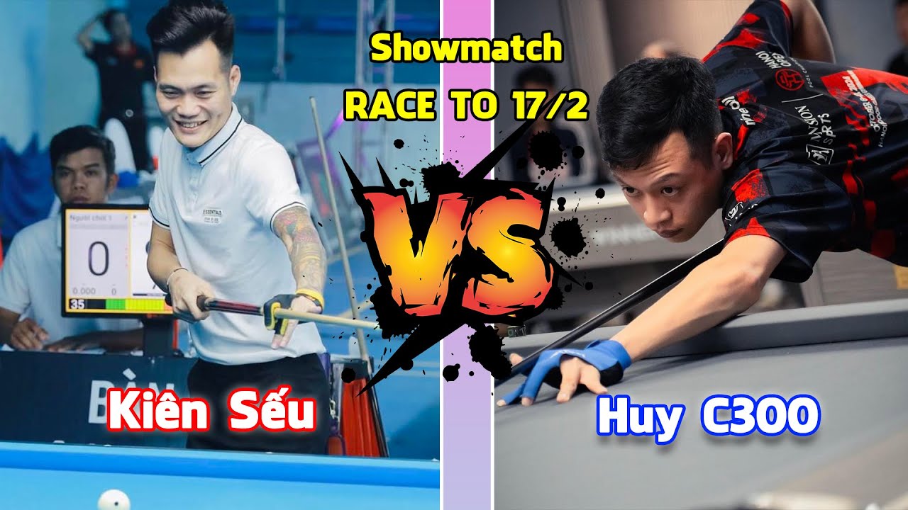 TRỰC TIẾP 🔴 | Kiên Sếu vs Huy C300 - Race to 17/2