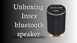 Intex Bluetooth speaker, premium gold 