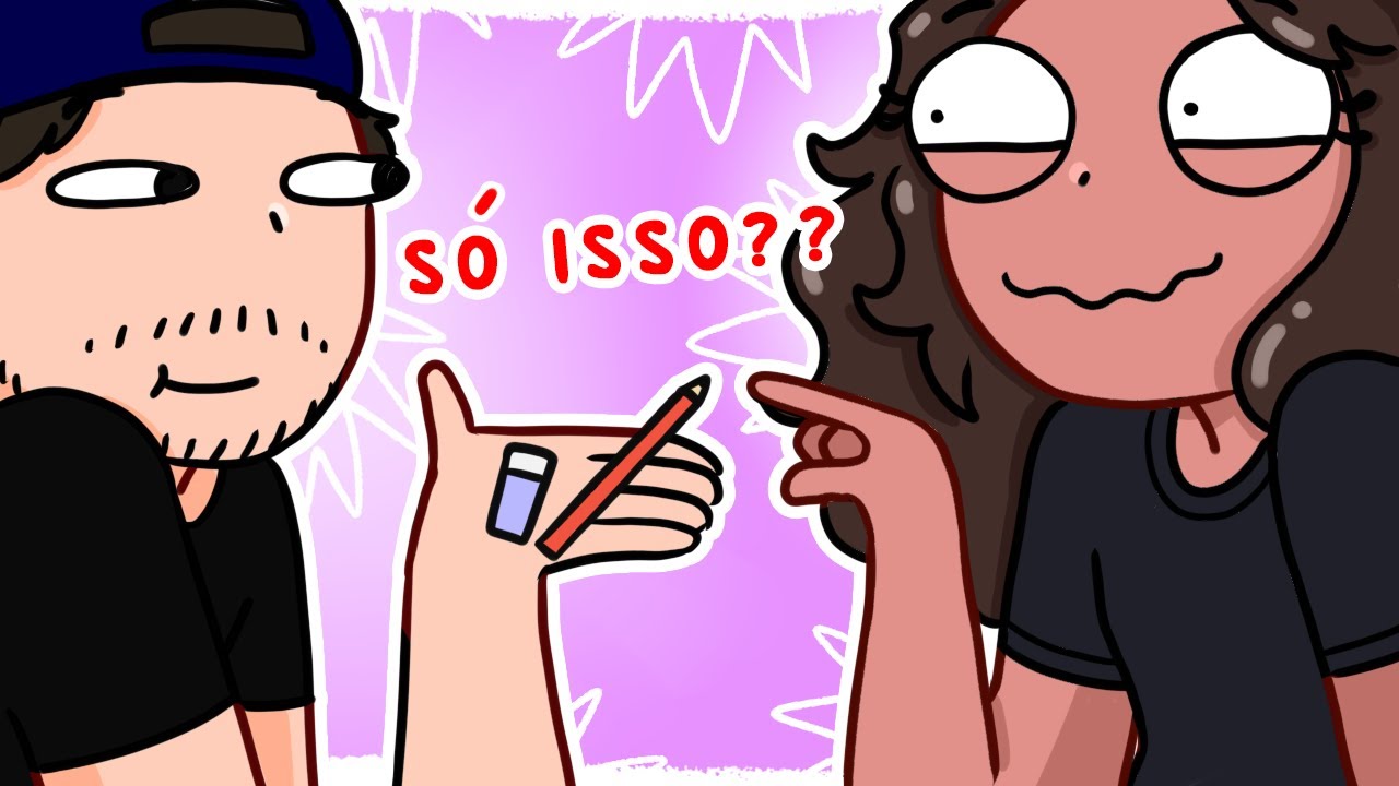 MEU NAMORADO COMPROU MEU MATERIAL DE DESENHO!!