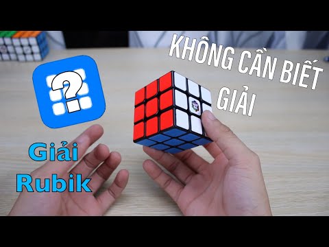 Giải được Rubik mà không cần phải học cách giải nhờ app này