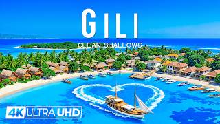 [4K] Gili 2026 🇮🇩 Explore Clear Island Waters in Beautiful Drone Footage with Deep House Chill screenshot 3
