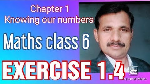 Exercise 1.4 chapter 1 knowing our numbers | round off numbers | estimation of numbers | maths 6