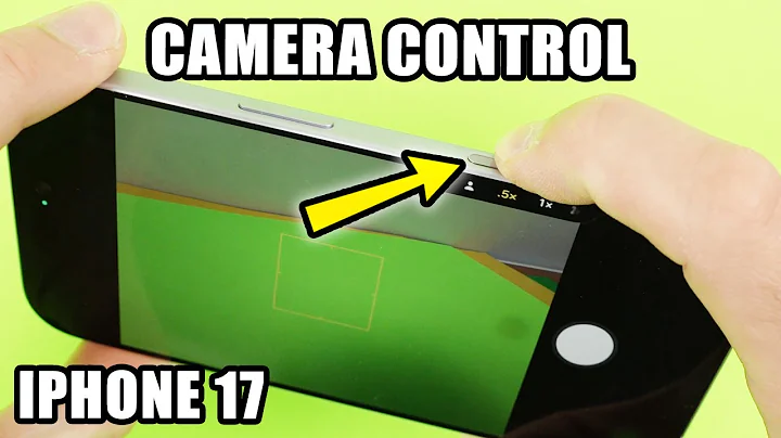 iPhone 17 / Pro : How to Use the Camera Control Button