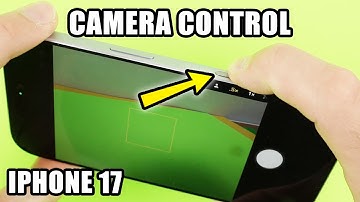 iPhone 17 / Pro : How to Use the Camera Control Button