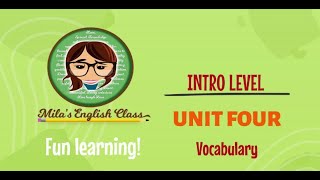 UNIT 4 - Interchange intro - vocabulary - What are you wearing?