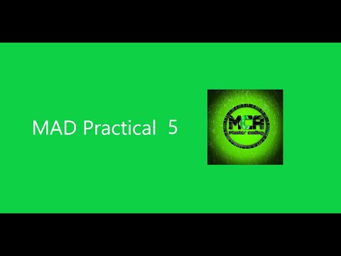 MSBTE MAD Practical 5