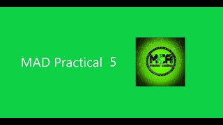 MSBTE MAD Practical 5