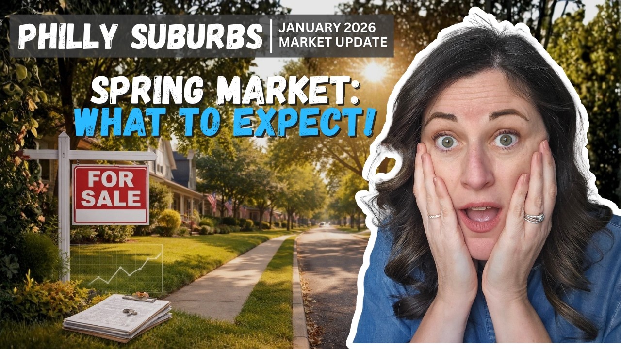 Housing Market Update - PA/NJ Philadelphia Suburbs - January 2026 #marketupdate #homesforsale