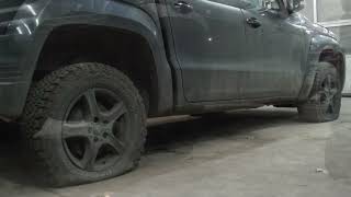 Amarok - Reifen Plattmachen